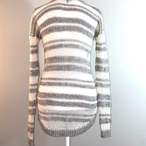 Splendid Cotton & Linen Striped Sweater - Picture 4 of 14